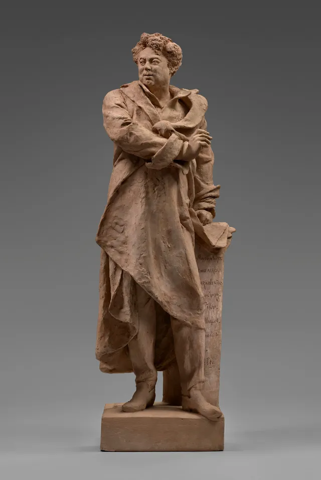 Albert-Ernest Carrier-Belleuse, Modèle pour le monument à Alexandre Dumas père, terre cuite, vers 1883