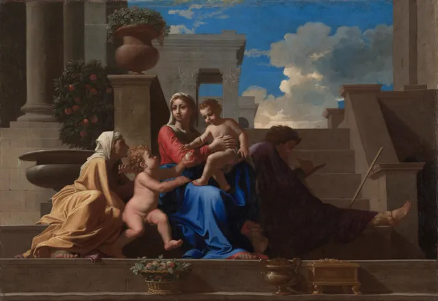 Nicolas Poussin, La Sainte Famille à l’escalier, 1648